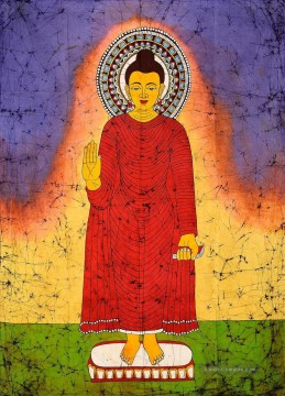 Gandhara Buddha Buddhismus Ölgemälde
